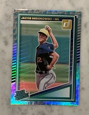 2025 Panini Donruss - Rated Prospects Jacob Misiorowski #128 Rockets (RC)