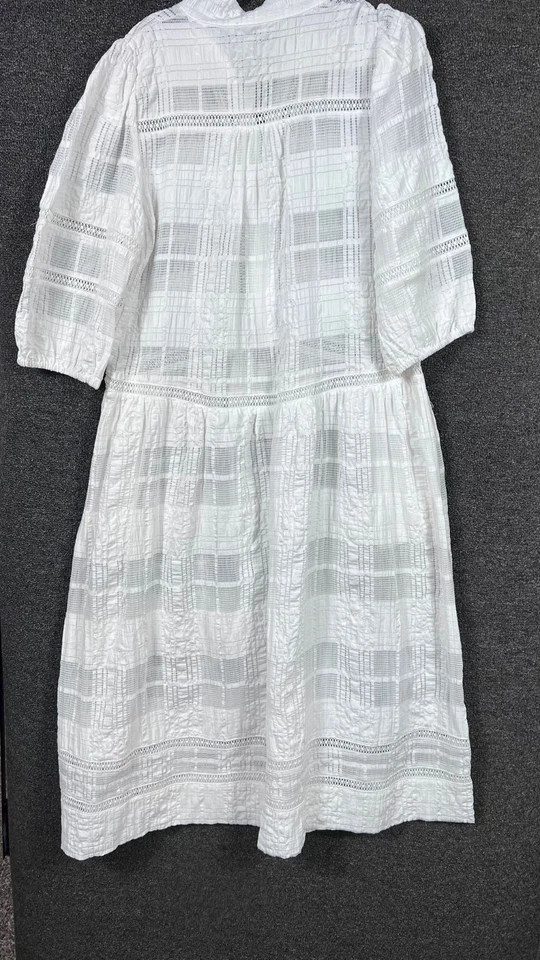 Vestido Zoe Scratchmann Liberty Porcelana Midi Manga Abullonada Mujer Talla 1 EE. UU. 6 NUEVO Foto 4 de 4