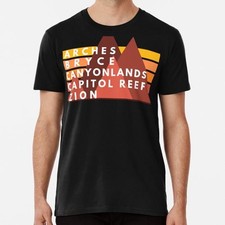 Utah Mighty 5 National Parks Arches Bryce Canyonlands Capitol Reef Zion T-Shirt