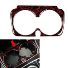 1x Fire Red Water Cup Holder Cover Trim For Benz C GLC Class 15-21 E Class 16-21