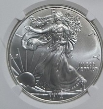 2014 American Silver Eagle MS-69 NGC