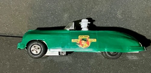 VINTAGE PLASTIC MARX TOY CO DICK TRACY CAR