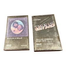Waylon Jennings  Willie Nelson Cassettes - Waylon  Willie / Music Man