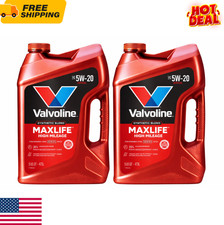 Pack of 2-Valvoline MaxLife High Mileage 5W-20 Synthetic Blend Motor Oil 5 Quart 15.98 per gallon