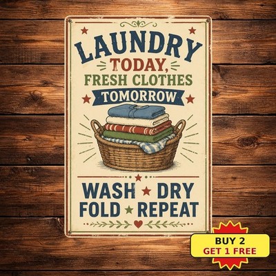 Vintage Laundry Soap Advertisement Utility Room Metal Sign 8x12
