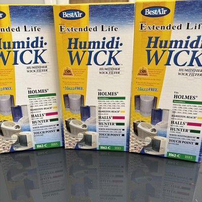 3 BestAir H62-C Humidifier Filter, Holmes, Sunbeam, Halls, Hunter Hamilton Beach