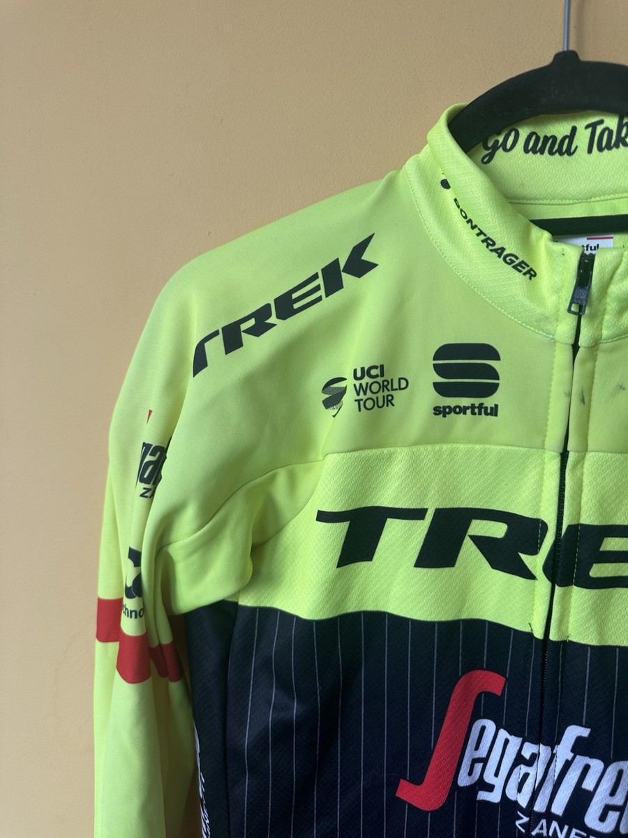 Trek Segafredo サイクルジャケット Sportful Trek Segafredo cycling long jacket thermal jersey