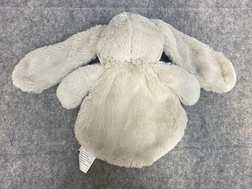 OB Design Baby Lovey Bunny Rabbit Security Blanket Plush Gray 12" Soft Boy Girl - Picture 3 of 5