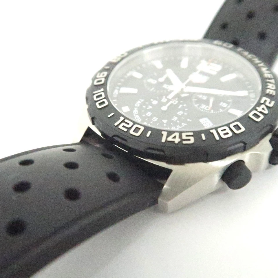 Кварцевый черный рабочий хронограф Tag Heuer Formula 1 CAZ1010 - Изображение 2 из 4