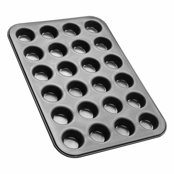 Zenker Black Metallic Muffinform 24Er Mini-Muffin-Backblech Backform Muffin Form-image