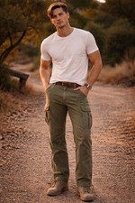 Polo Ralph Lauren Cargo Pants Mens Straight Fit Combat Surplus Military RLPC