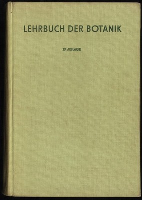 Strasburger * Noll * Schenck * Schimper - LEHRBUCH DER BOTANIK FÜR HOCHSCHULEN