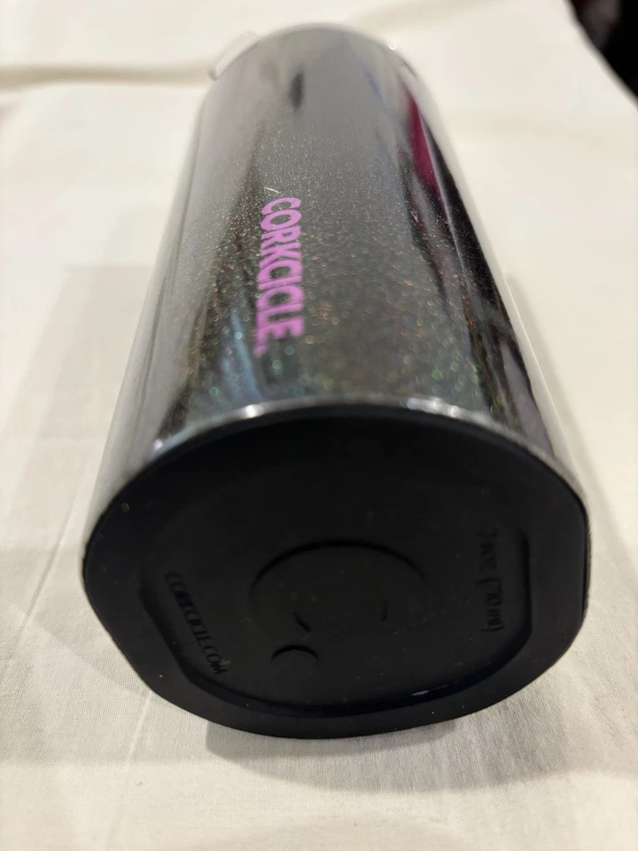 Vaso Corkcle 16 oz negro brillo | Taza aislante de acero inoxidable | Usado Foto 2 de 4