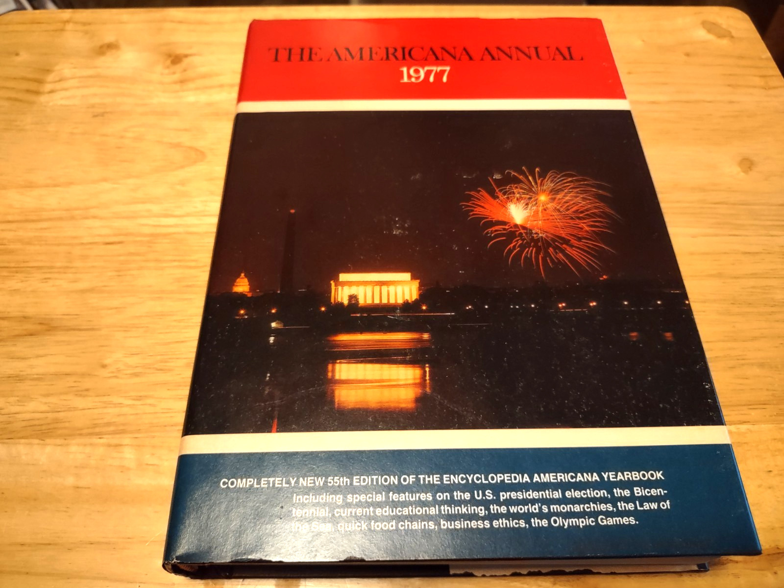 The Americana Annual 1977 ~ (Events of 1976) Birth Year Gift HCDJ Bicentennial