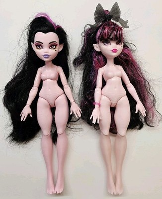 Monster High Draculaura Neon Frights Monster Ball Nude Doll Lot Of 2 Replacement