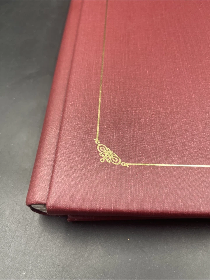 Creative Memories 12 X 15 Album w/ Pages Burgundy Red Gold Mahogany - Image 3 of 4