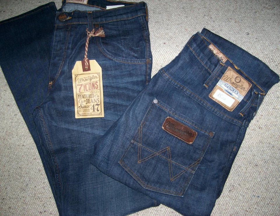Wrangler JEANS modello Spencer copper canyon Blu W38/L34