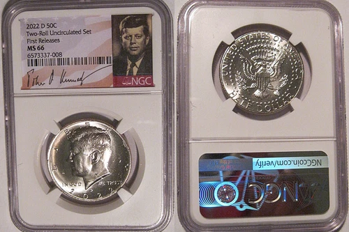 2022 D Kennedy Half Dollar 50c NGC MS 66 FIRST RELEASES