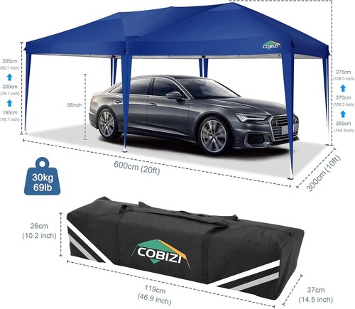 NEW 10x20 Pop Up Canopy Outdoor Waterproof Sun Shelter Commercial Party Tent - Picture 112 of 119