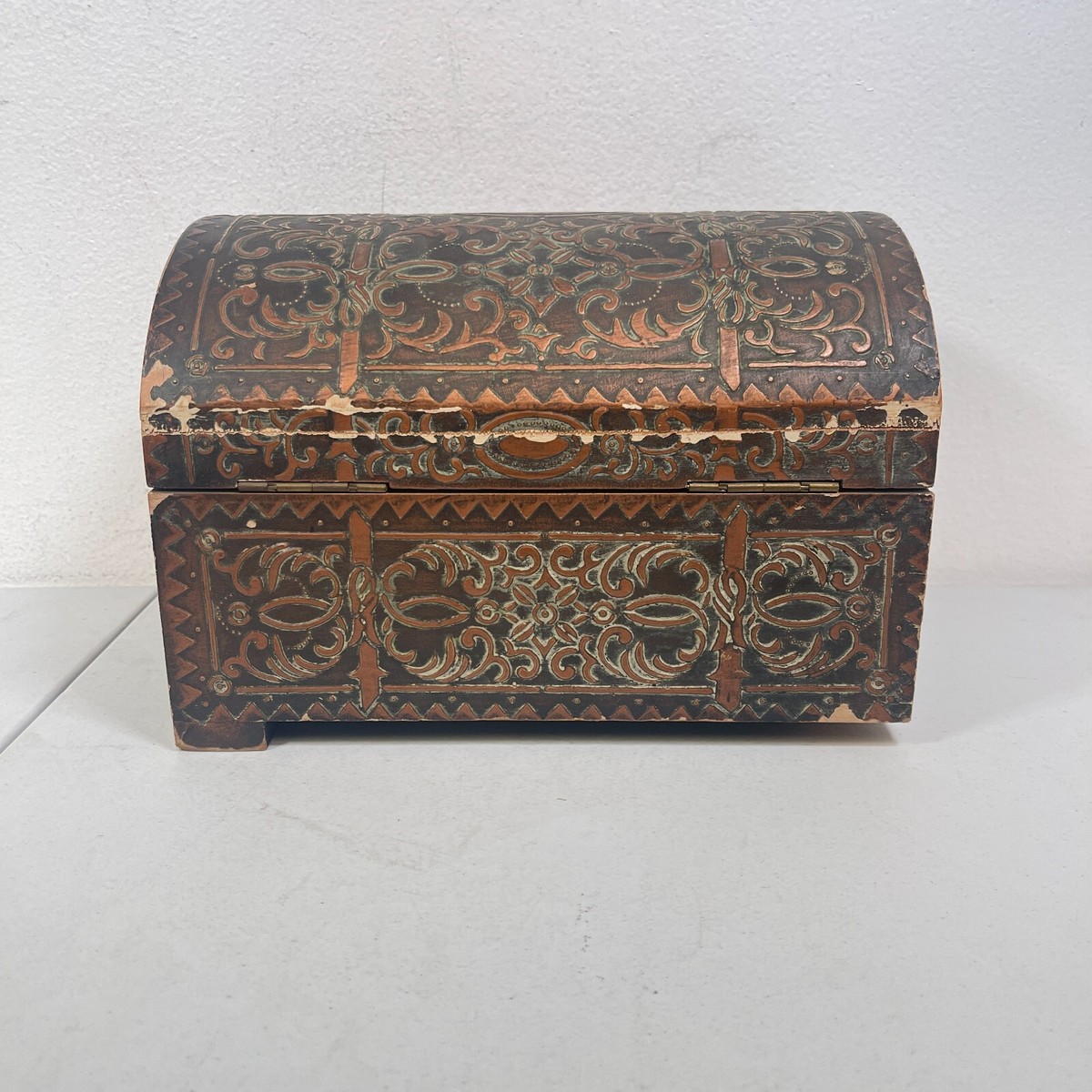 Vintage Mele Jewel Case Utica Wooden Chest Made In Japan | eBay
