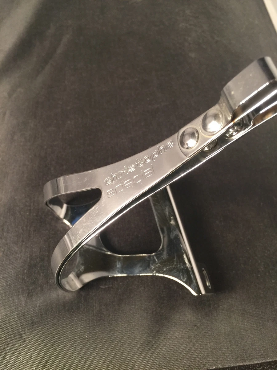 Pair Christophe AFA Cale Pieds Vélo Vintage Toe Clips Made in France