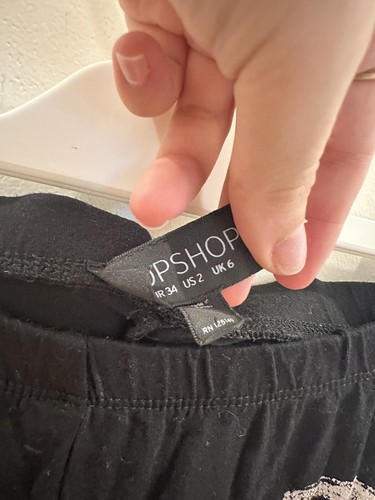 Topshop Skeleton Legging Size 6 - Picture 3 of 4
