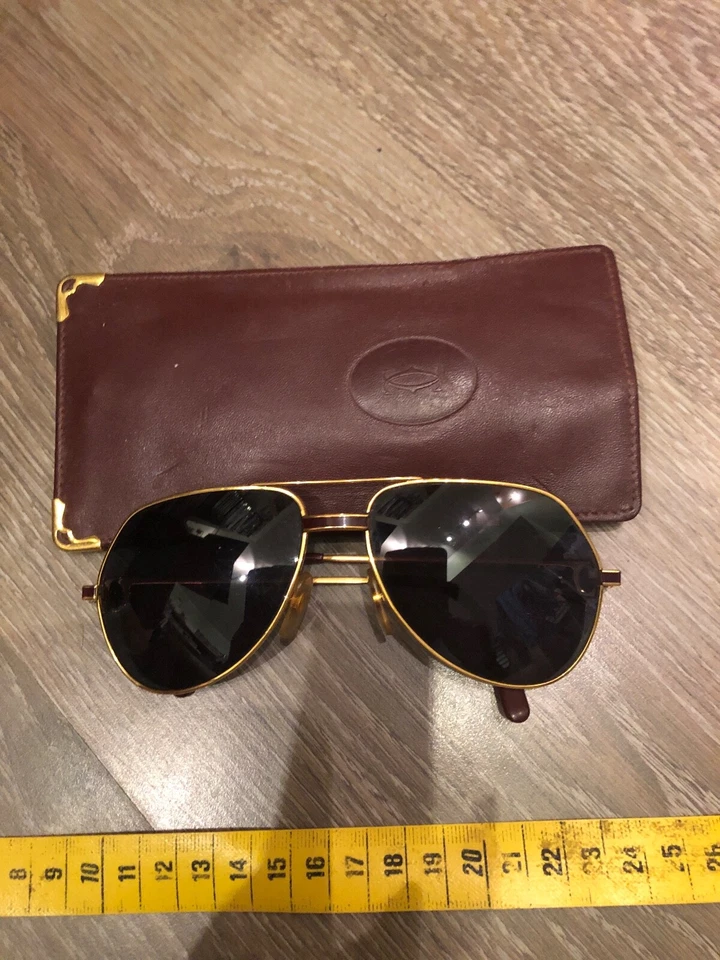 Cartier Original Sonnenbrille mit Leder Etuie - Bild 1 von 1