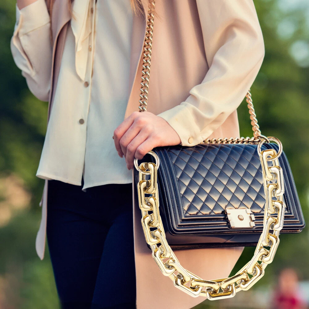 flat bag chain strap Handbag Chain Strap Shoulder Bag Chain Chunky Chain Handle