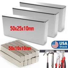US Big Block Magnets Super Strong N52 Neodymium Large Magnet Rare Earth 50mm