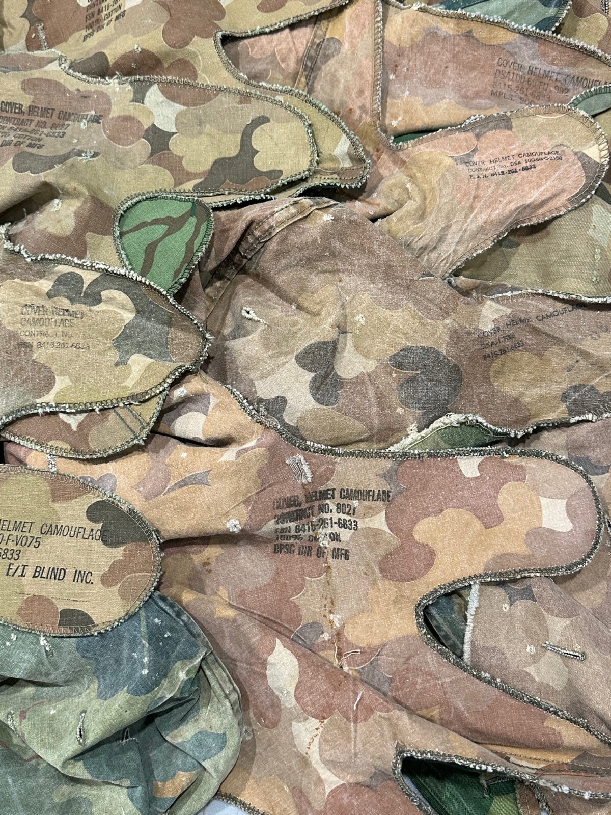 Mitchell Pattern Coveralls USGI Mitchell Pattern Helmet Cover, Vietnam War US Army USMC, T-105 | eBay