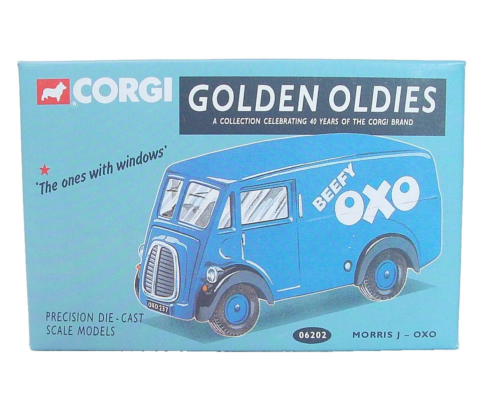 Corgi Toys Golden Oldies 1:43 MORRIS J Van BEEFY OXO Delivery Truck Car 06202 MB - Image 2 of 4