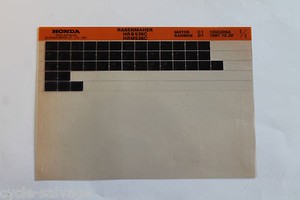 Honda Teile-Katalog Rasenmäher HRB HRM 536 C 1997 Ersatzteilkatalog Microfich