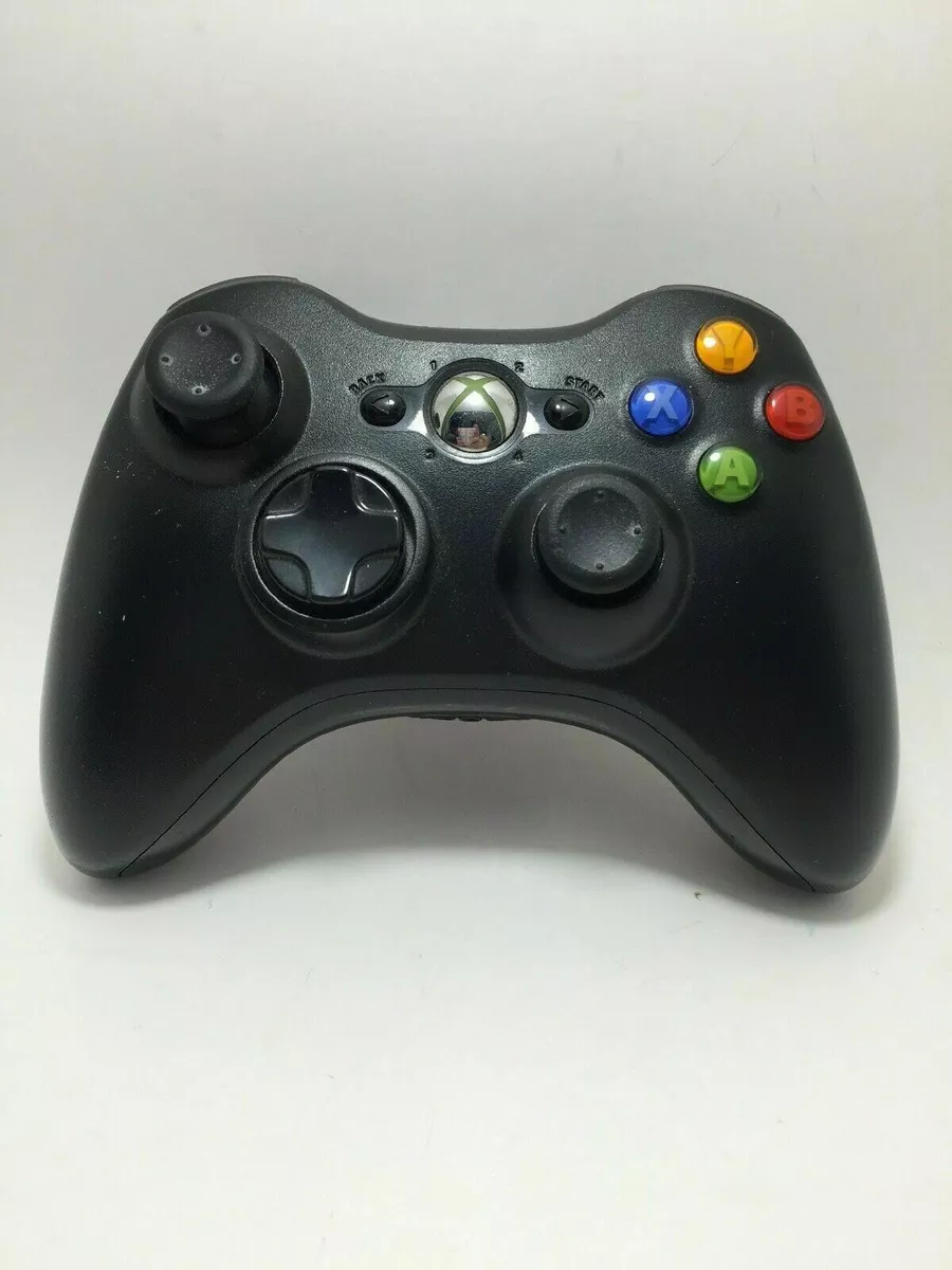  Microsoft Xbox 360 Wireless Controller, Black : Video Games