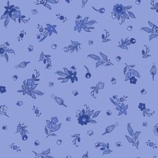 French Quarter By Maywood Studio - Blue Small Floral  10603-B2