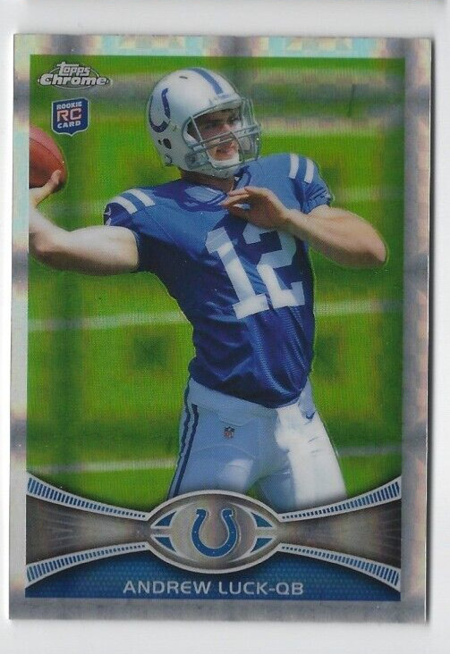 2012 Topps Chrome Andrew Luck Xfractor