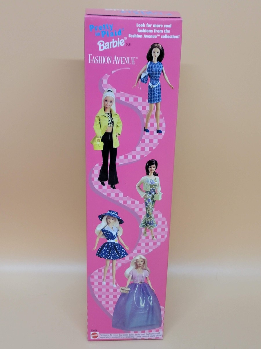 1998 Mattel Pretty In Plaid Barbie Choose Blonde Brunette Redhead