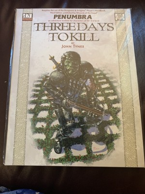 Penumbra Three Days To Kill Adventure Module Sealed. Wizards of the Coast