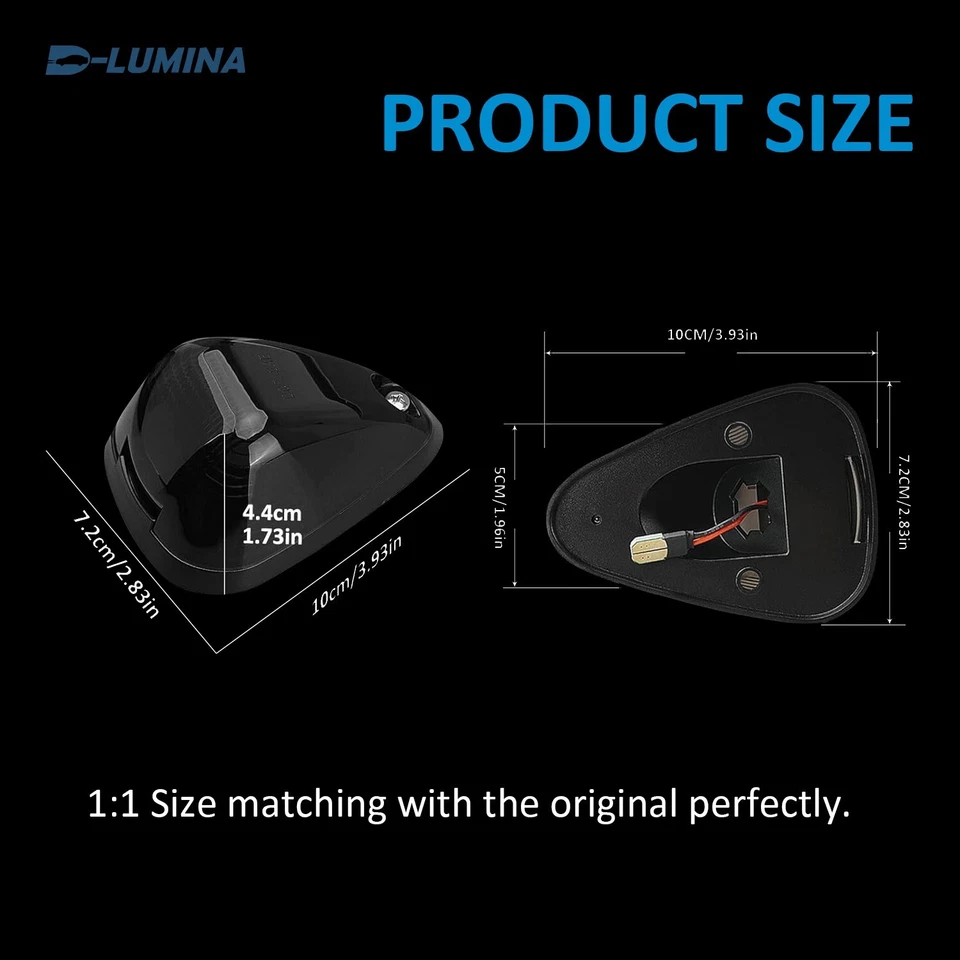 For 1999-2016 Ford F250 F350 F450 Super Duty LED Cab Roof Marker Running Lights Foto 4 de 4