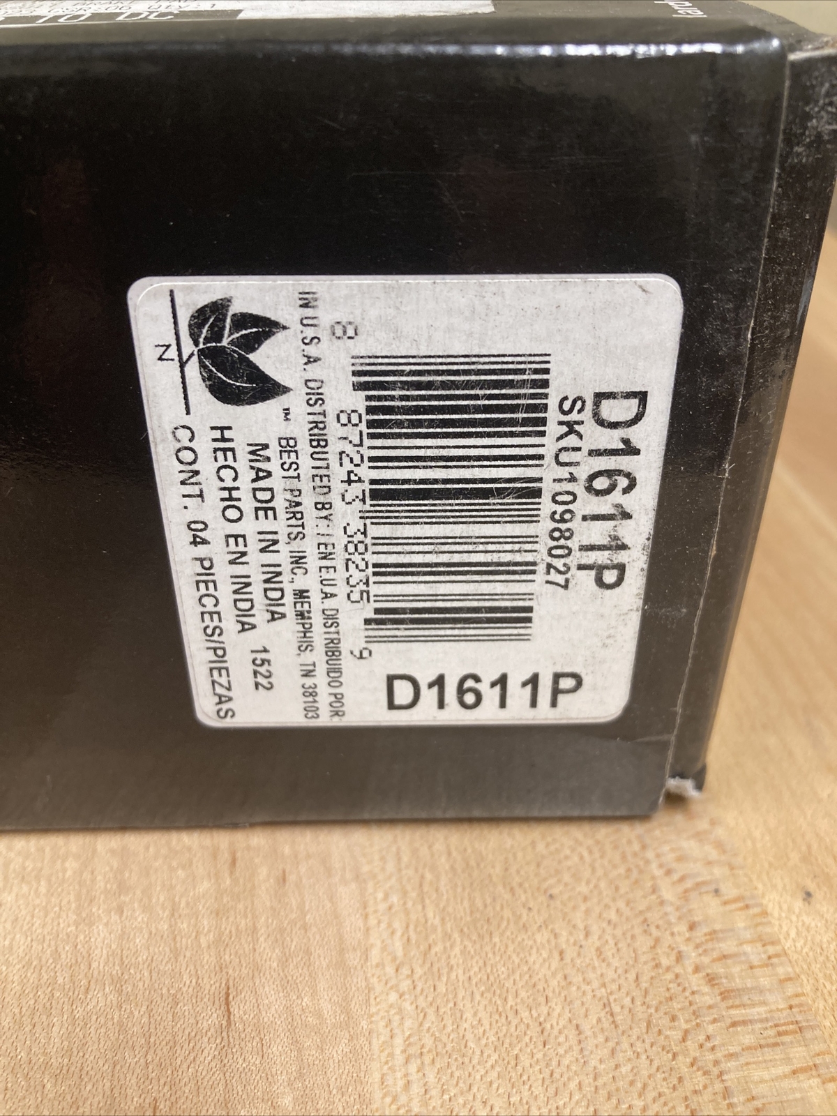 Duralast Pursuit Brake Pads Front And Rear D1611P New eBay