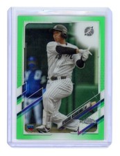 2021 Topps Chrome NPB RYOSUKE NISHIKAWA Rookie RC GREEN /99 #130 Marines JAPAN