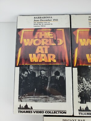 World at War - 26 Episode Series Collection (VHS, 2001, 8-Tape Set