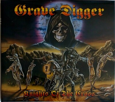 GRAVE DIGGER KNIGHTS OF THE CROSS ROCK HEAVY METAL GER 1998 CD NM/NM