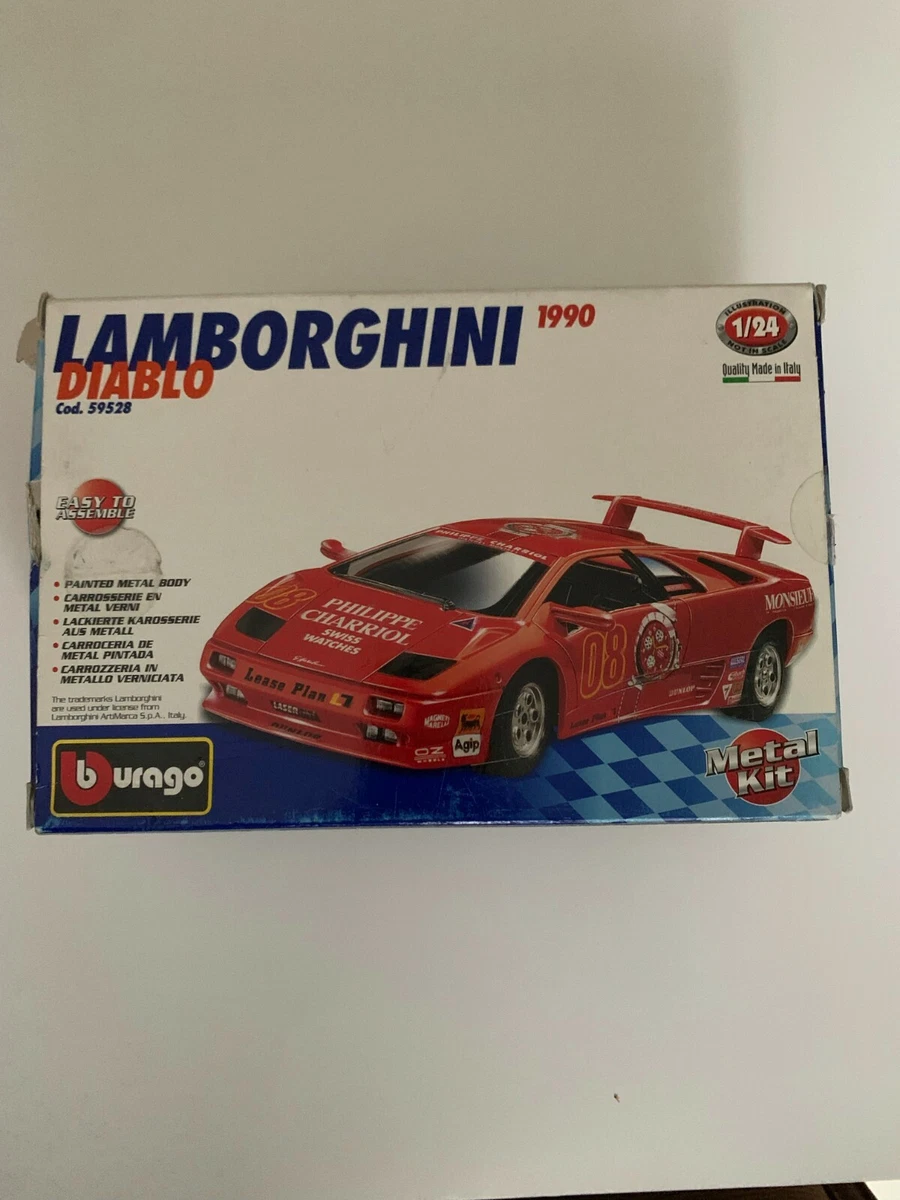 LAMBORGHINI DIABLO by BbURAGO 1990 METAL KIT 1 24 ITALY eBay