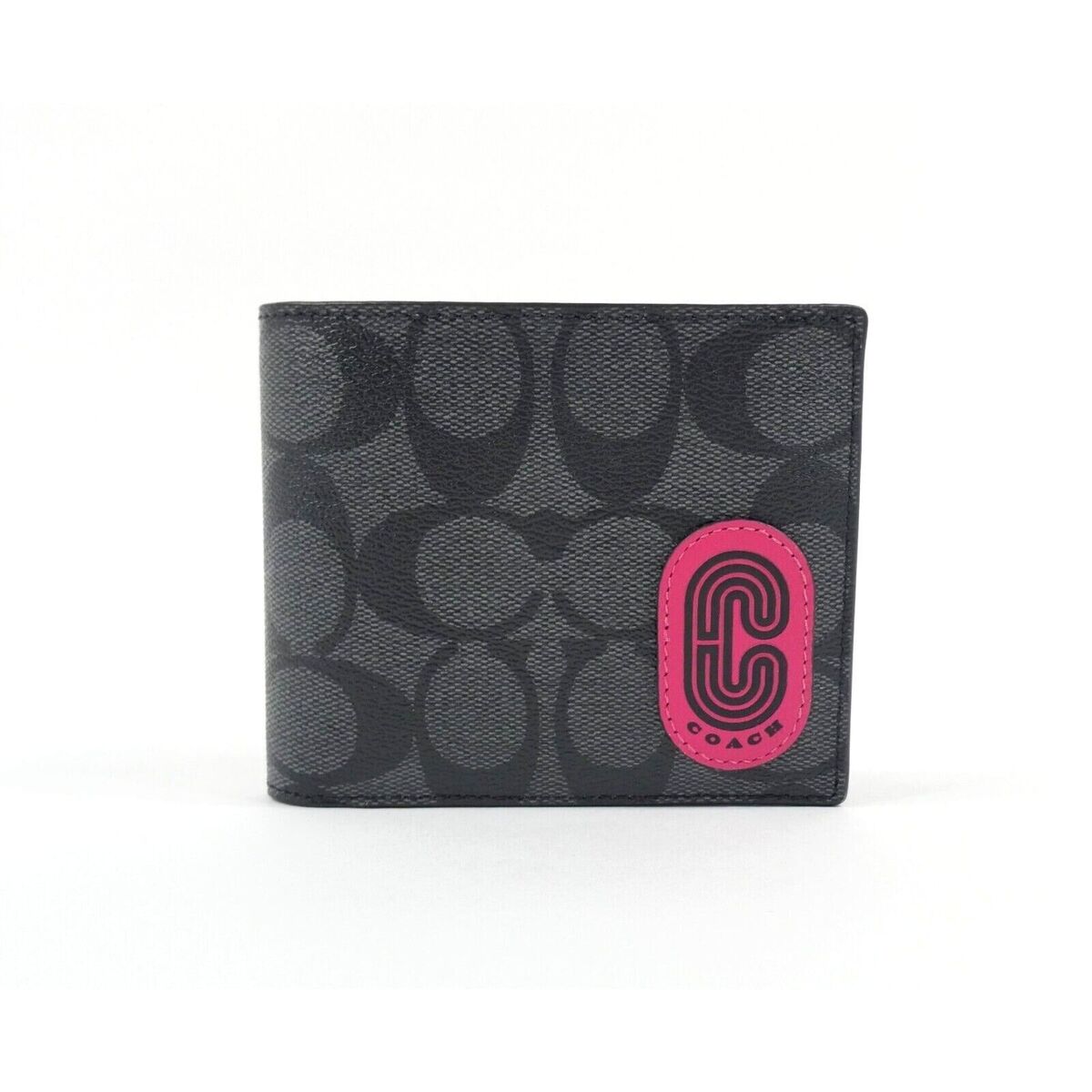 Coach Signature Charcoal Denim Multi Retro C 3in1 Wallet NWT Coach Signature Charcoal Denim Multi Retro C 3in1 Wallet NWT