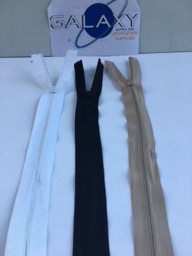 #5 White Zipper Nylon, 220 yard/ roll, Free with 400 pcs slider. - Picture 3 of 4