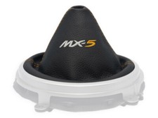 FÜR MAZDA MX-5 III NC 05-14 SCHALTMANSCHETTE SCHALTSACK STICKEREI NAHT BEIGE