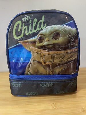 Star Wars The Child Baby Yoda LUNCH KIT BOX BAG Insulated Dual ...