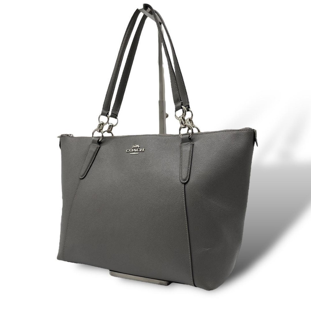 C-1 Coach 2096 Tote Bag A4 Possible F57526 Shoulder Gray