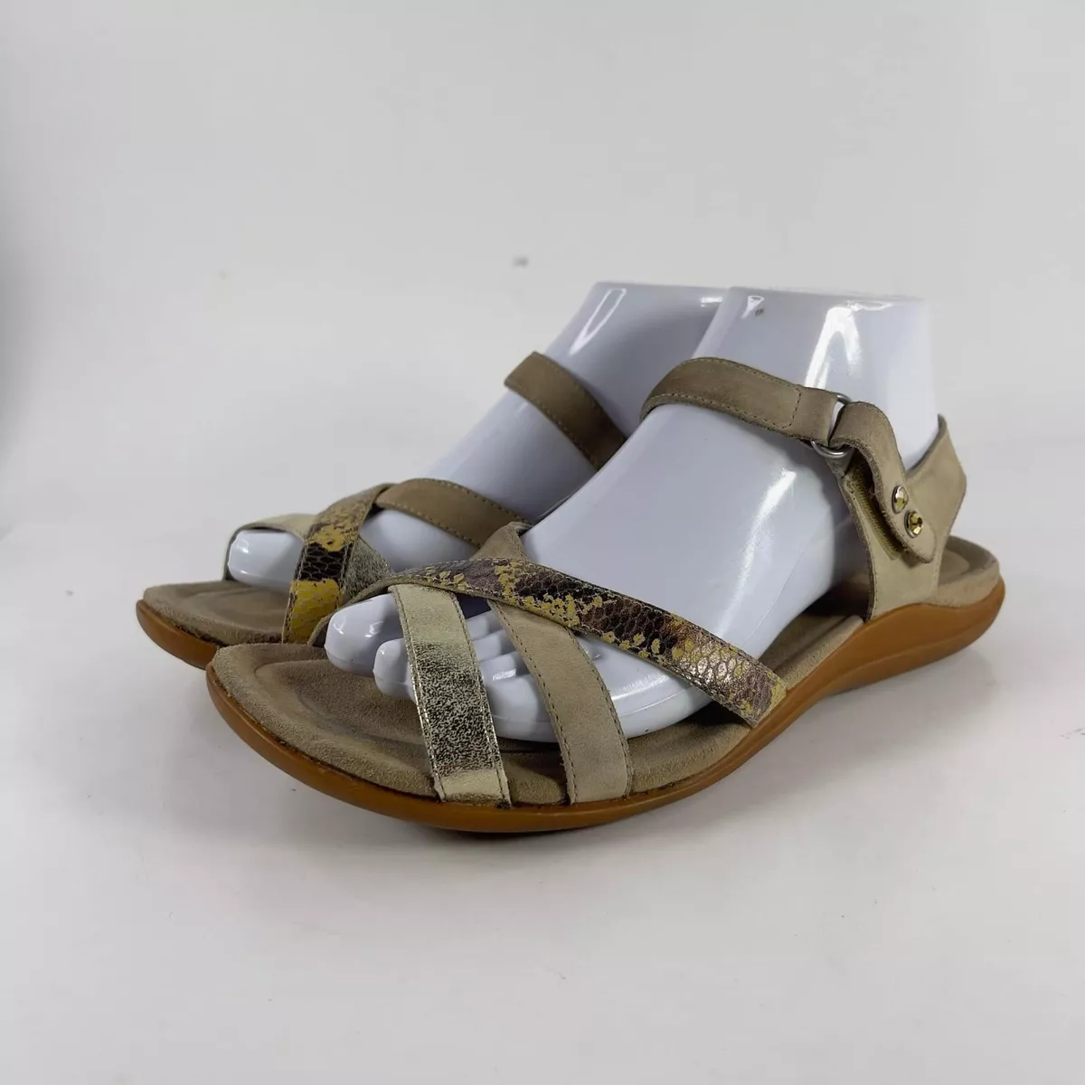 ABEO Laguna B.I.O. System Neutral Sandals US 7.5 Cream snake Degibus s Closet