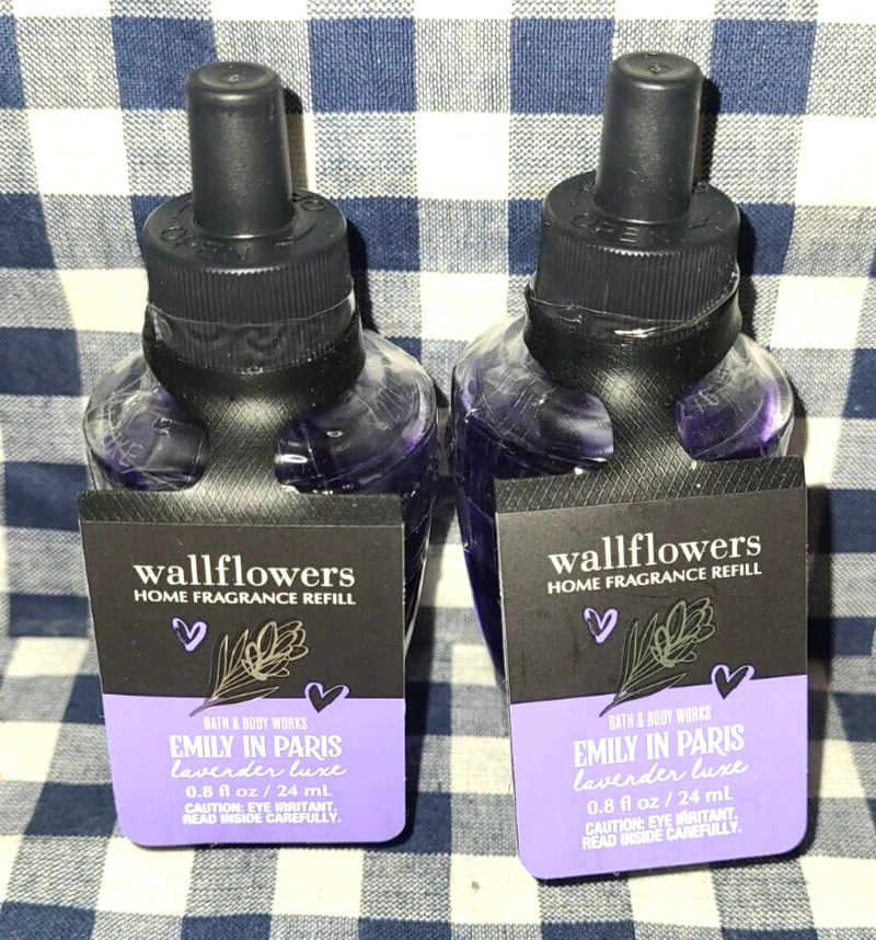 NEW 2-Pack LAVENDER LUXE Wallflower Refill Bulbs SEALED 0.8 oz Bath & Body Works